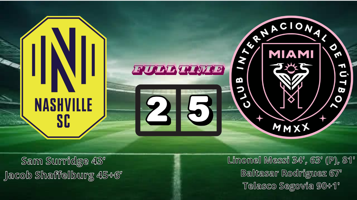 Hasil Nashville vs Miami